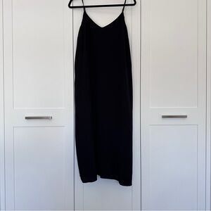 GAP A-line Black Slip Dress
